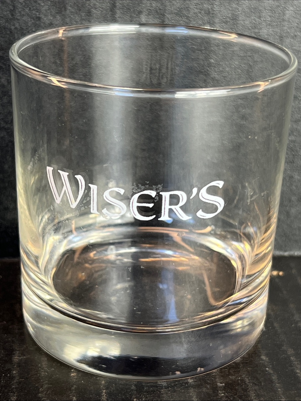 Wiser’s Branded Clear Glass Tumbler - Classic Whiskey Glass